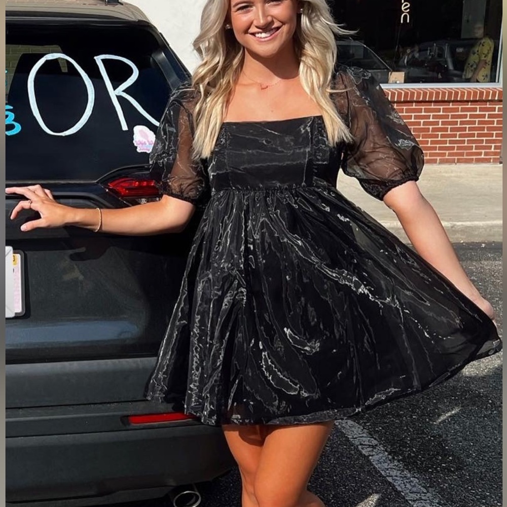 Black Baby Doll Dress